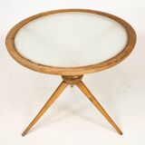 Mid-century round coffee table by Cesare Lacca, Italy, 1950s.