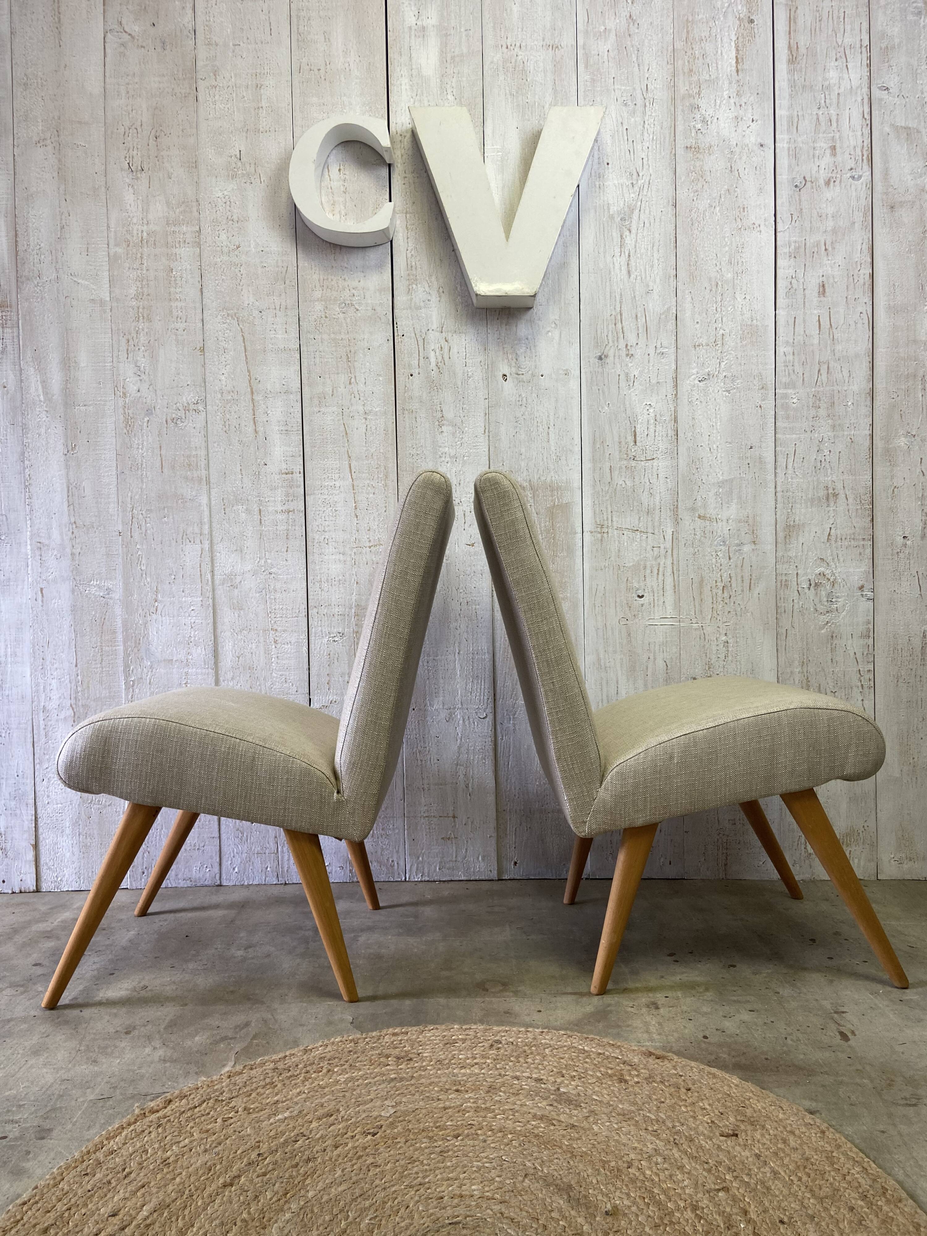 Pair of vintage armchairs