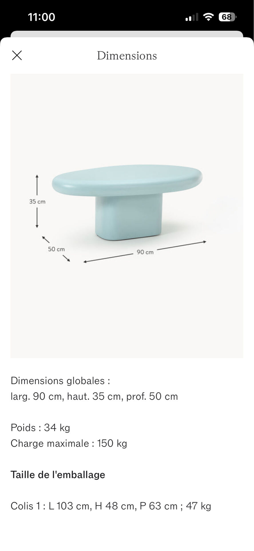Westwing coffee table