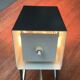 Mid-century German cube table lamp by Kaiser Idell Leuchten.