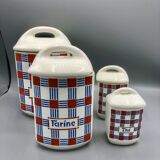Earthenware spice jars