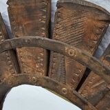 Burmese teak mirror