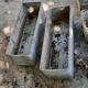 6 jardinières en fibrociment