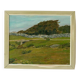 Original oil on canvas from the mid-20th century – landscape