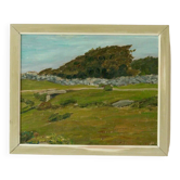 Original oil on canvas from the mid-20th century – landscape