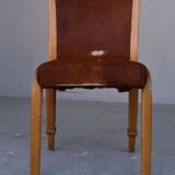 Von bode series of 4 chairs Steiner Edition Colt leather