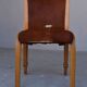 Série de 4 chaises Von Bode édition Steiner cuir de poulain