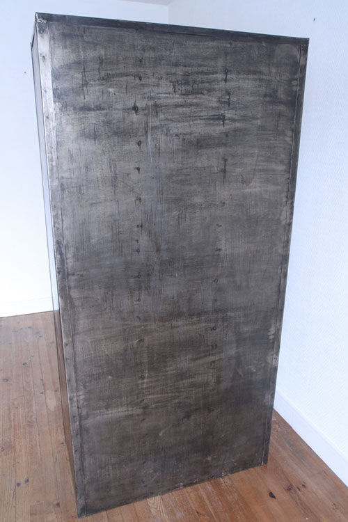 Former locker room metal industrial 3 doors.
