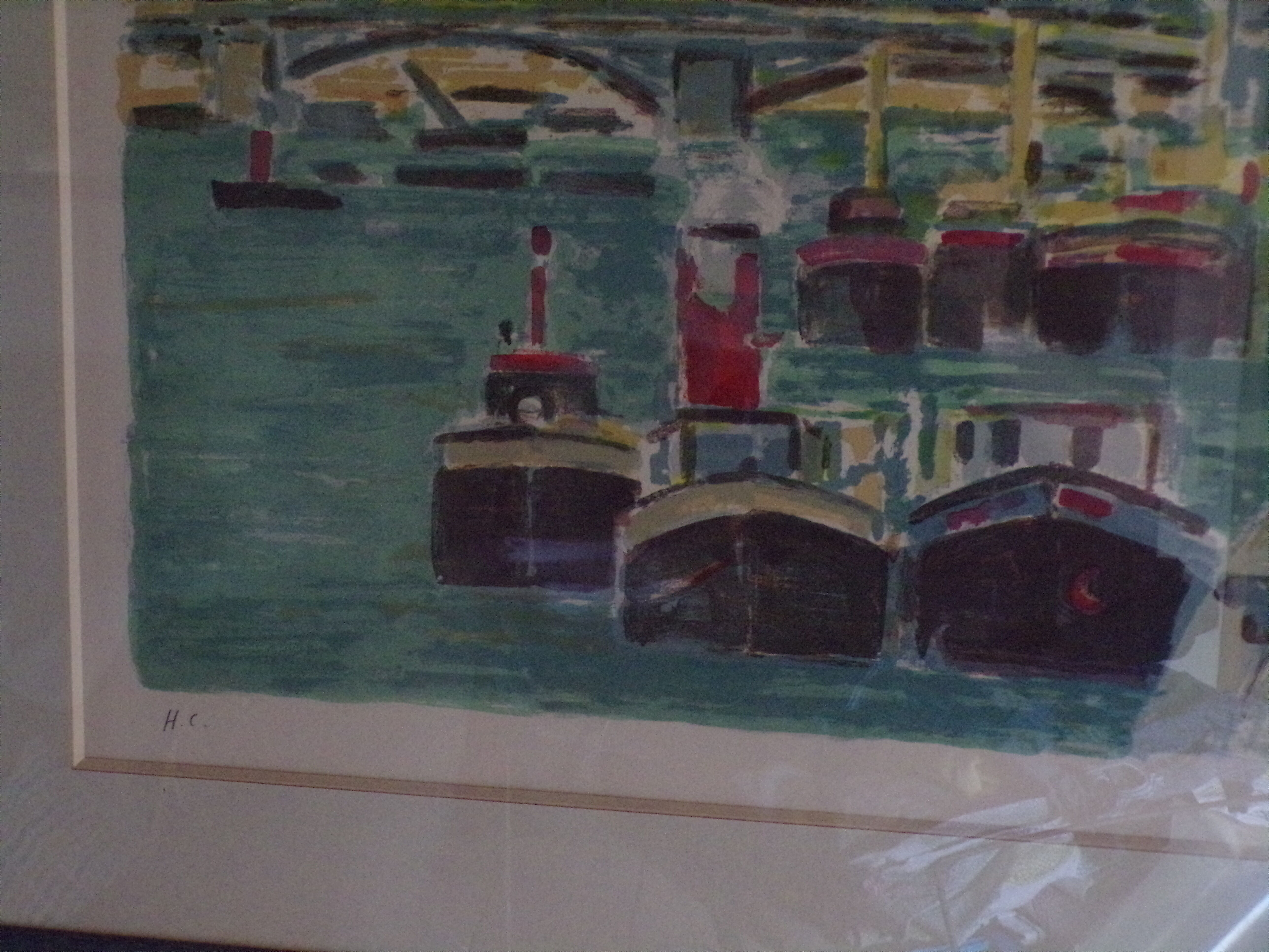 Quai de seine by robert savary (1920-2000)