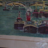Quai de seine by robert savary (1920-2000)