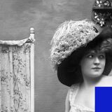 Photographie vintage femme cabaret A4 - 1920