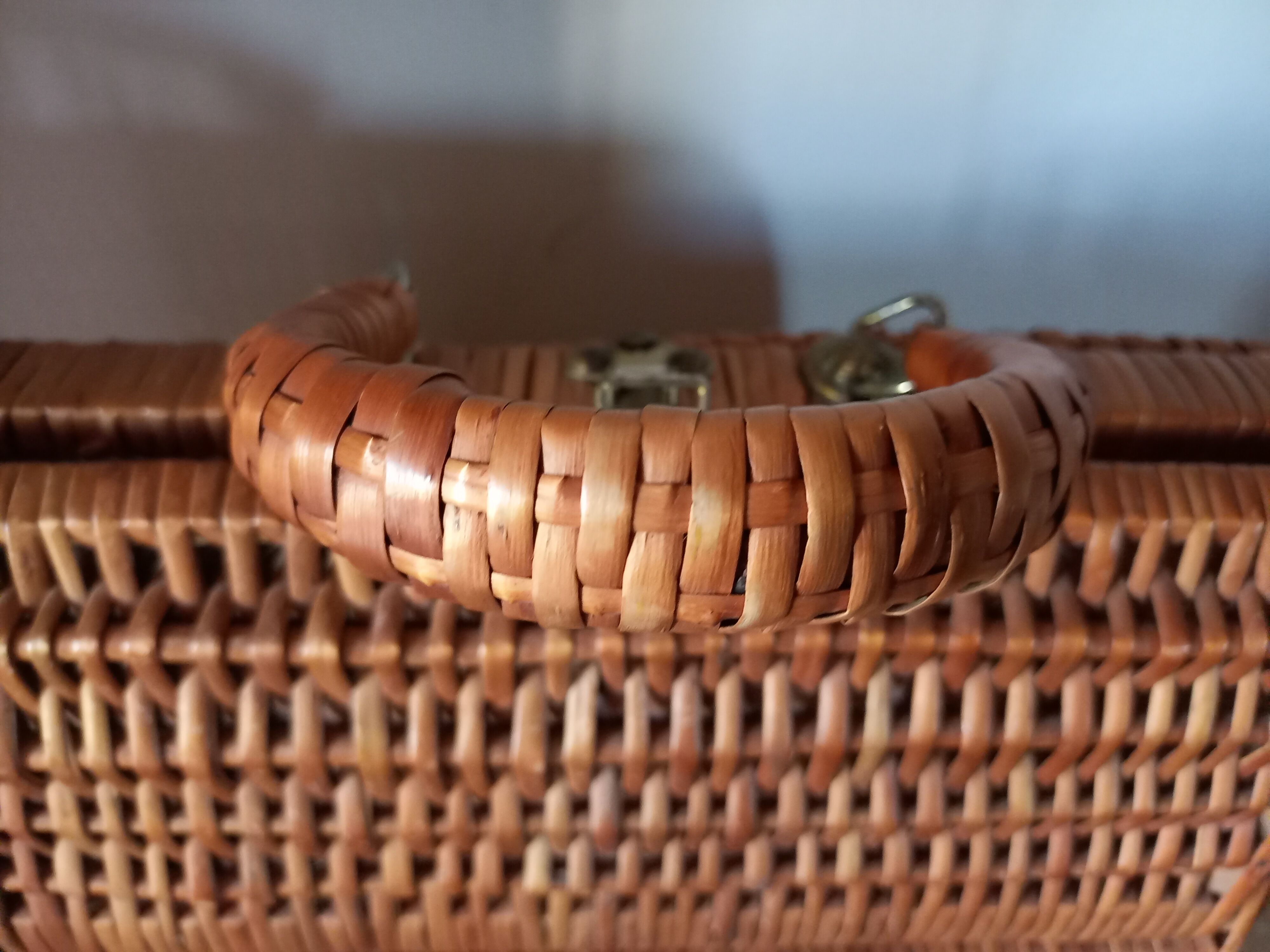 Vintage wicker basket