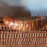 Vintage wicker basket