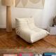 Driver Togo Ligne Roset by Michel Ducaroy curly wool
