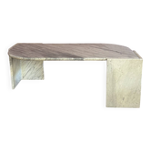 Carrara marble coffee table Roche Bobois
