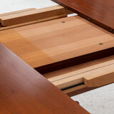 Round to oval danish dining table, Denmark, 1960’s