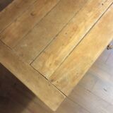 Two-drawer farmhouse table