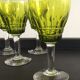 Série de 6 verres à pieds vintage