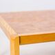 Grom Lindum coffee table, solid ash, The Scandinavian Modern Design, 1970s