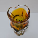 Art Glass Vase by Josef Hospodka for Glasswork Chribska,1960's.