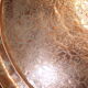Former moroccan copper tray