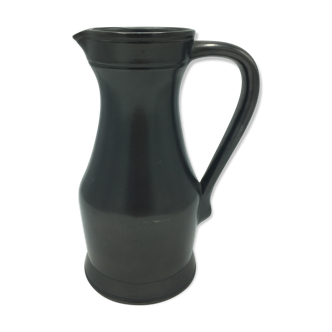 Black ceramic pitcher by Elchinger for Vallauris