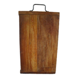 Wooden board metal handles