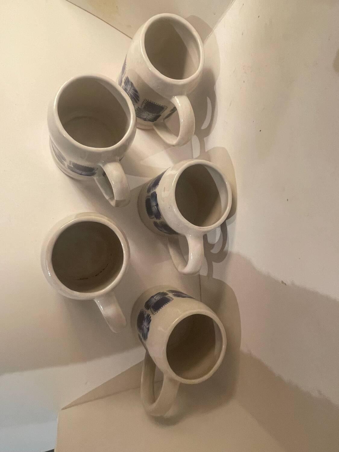 Vintage ceramic mugs from Limoges