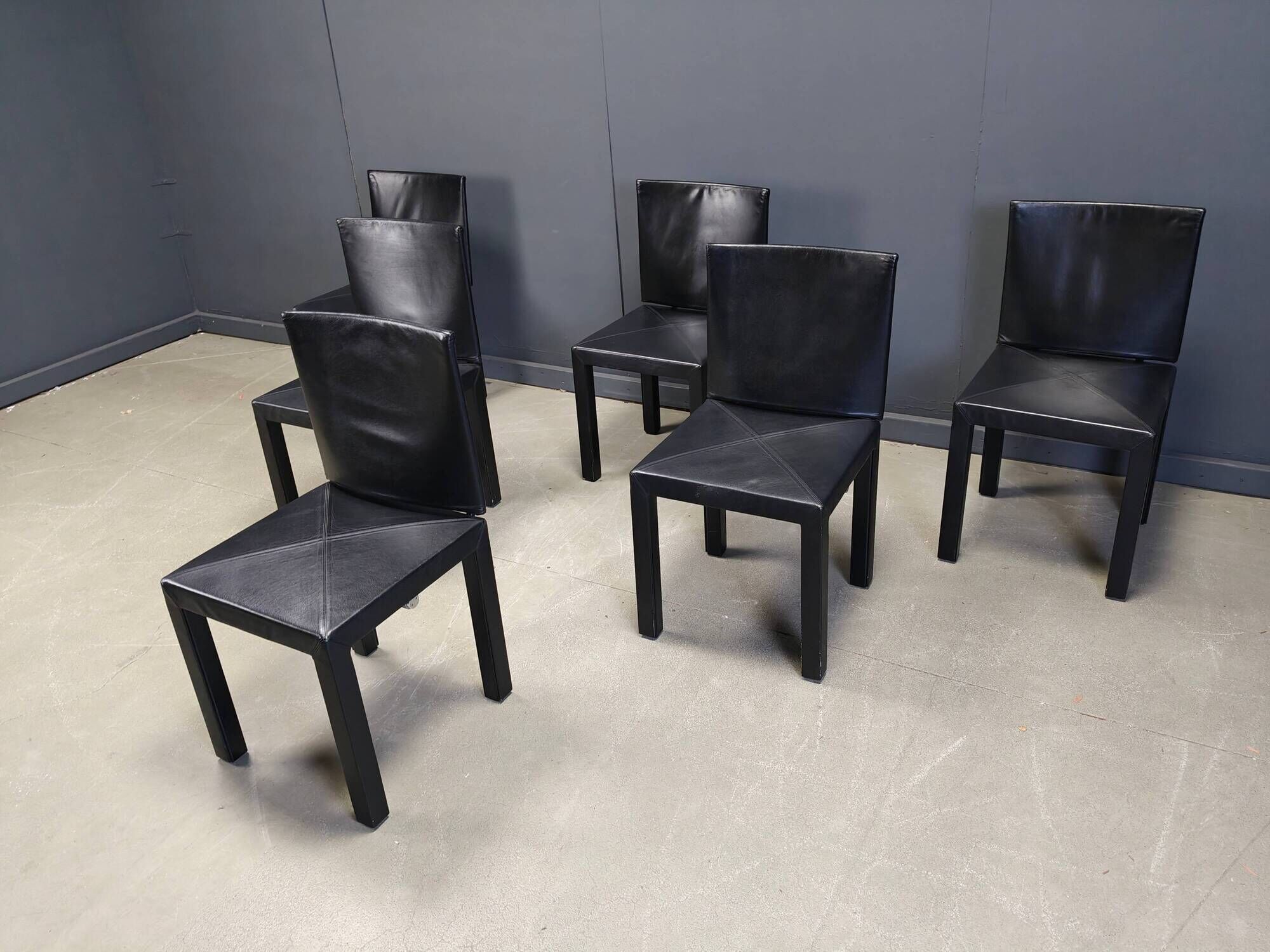 Arcadia dining chairs by Paolo Piva for B&B Italia set of 6