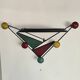 Wall-mounted coat rack attributed to Mathieu Matégot – France, 1950s
