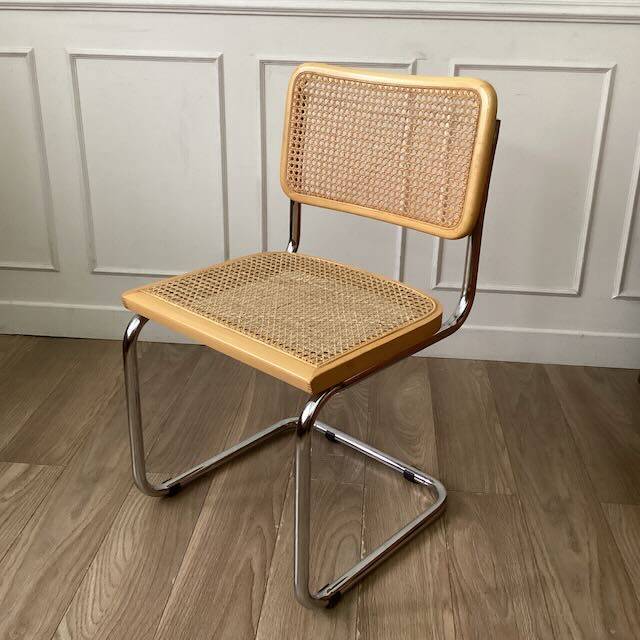 Breuer chair in cane and light wood