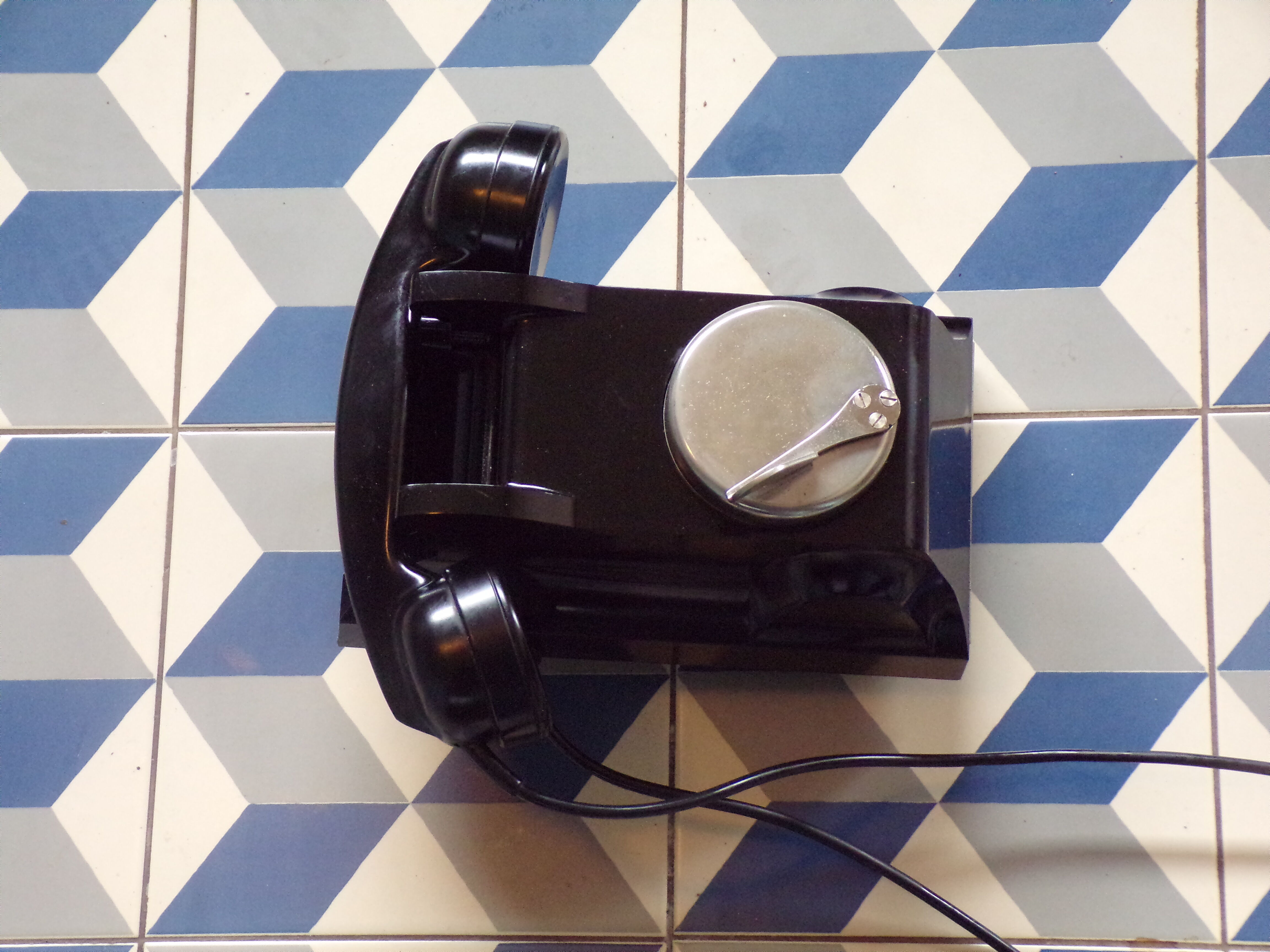 Telephone wall vintage bakelite