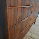 Danish rosewood sideboard by Erling Torvits for Klim Møbelfabrik, 1960s