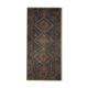 Handmade Traditional Blue Wool Persian Area Rug- 120x272cm