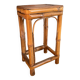 Vintage bamboo and rattan stool