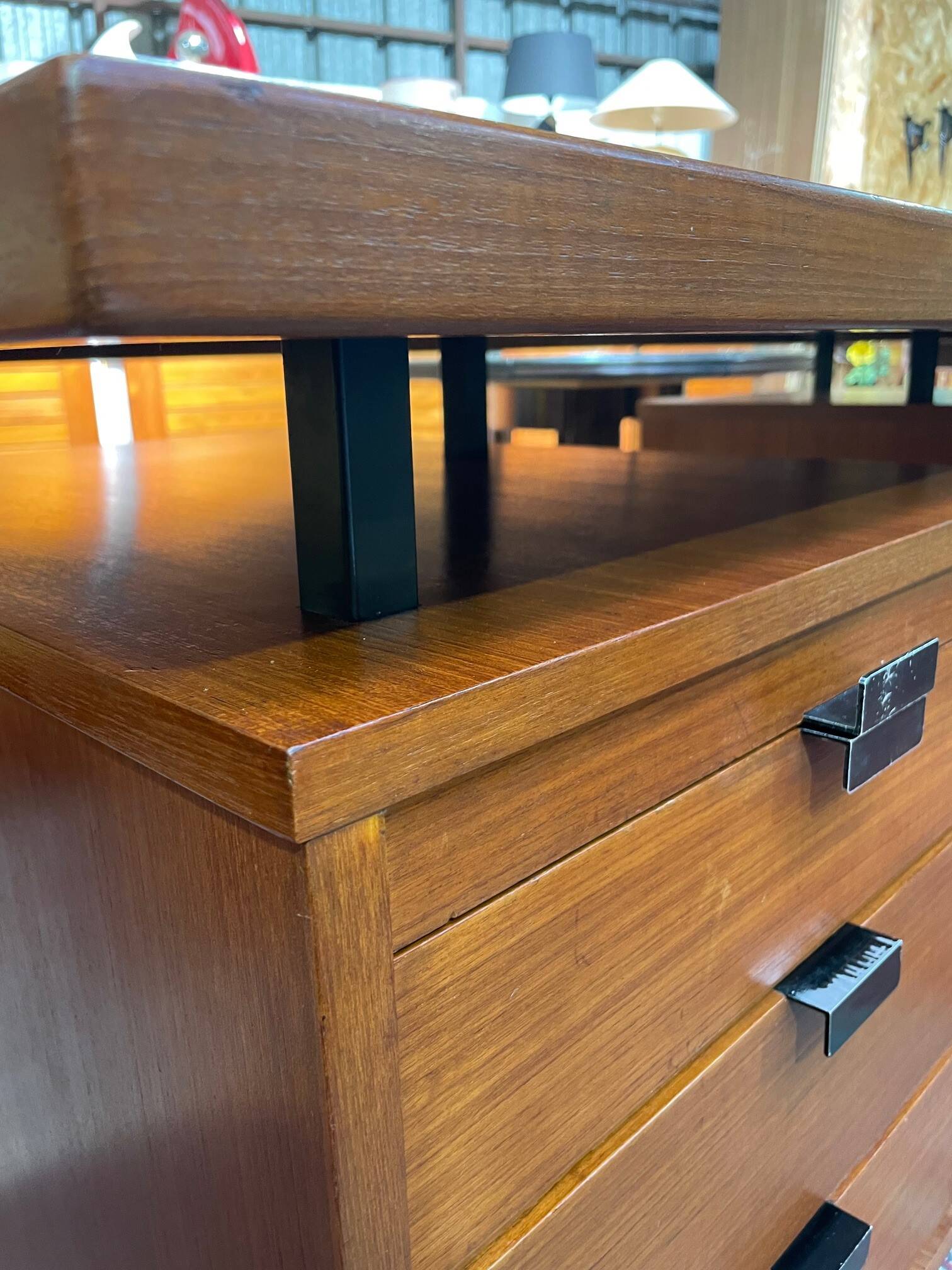 Bureau vintage par Jacques Hitier années 50