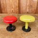 Vintage metal coat hooks duo