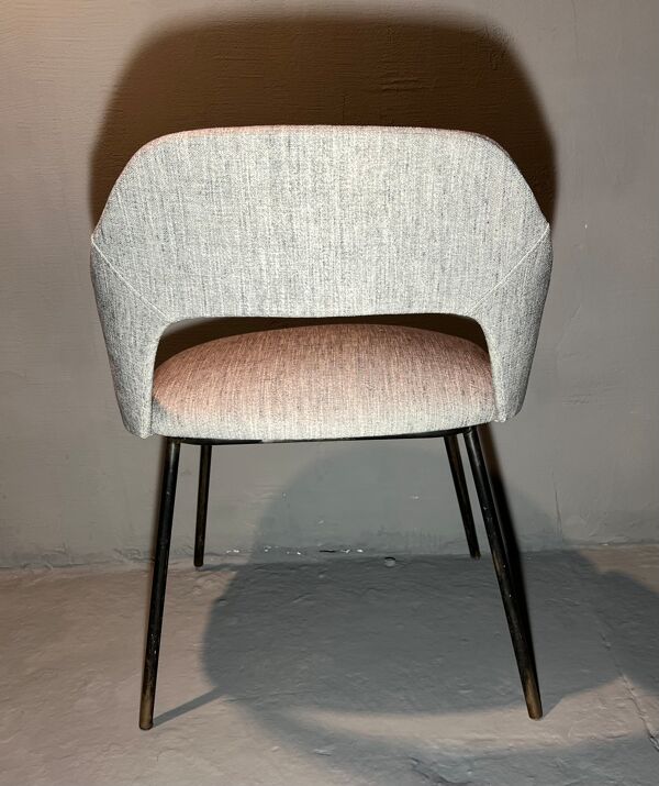 Duo de chaises tonneau 1950