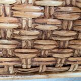 Coffee table braided rattan chest