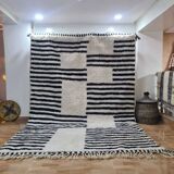 Handmade wool Berber rug 300X200 cm
