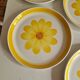Set of 10 Flat Plates Sarreguemines Model Roseline