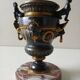 Ancient Médicis vase in gilded bronze with sphinxes – Napoleon III 19th century