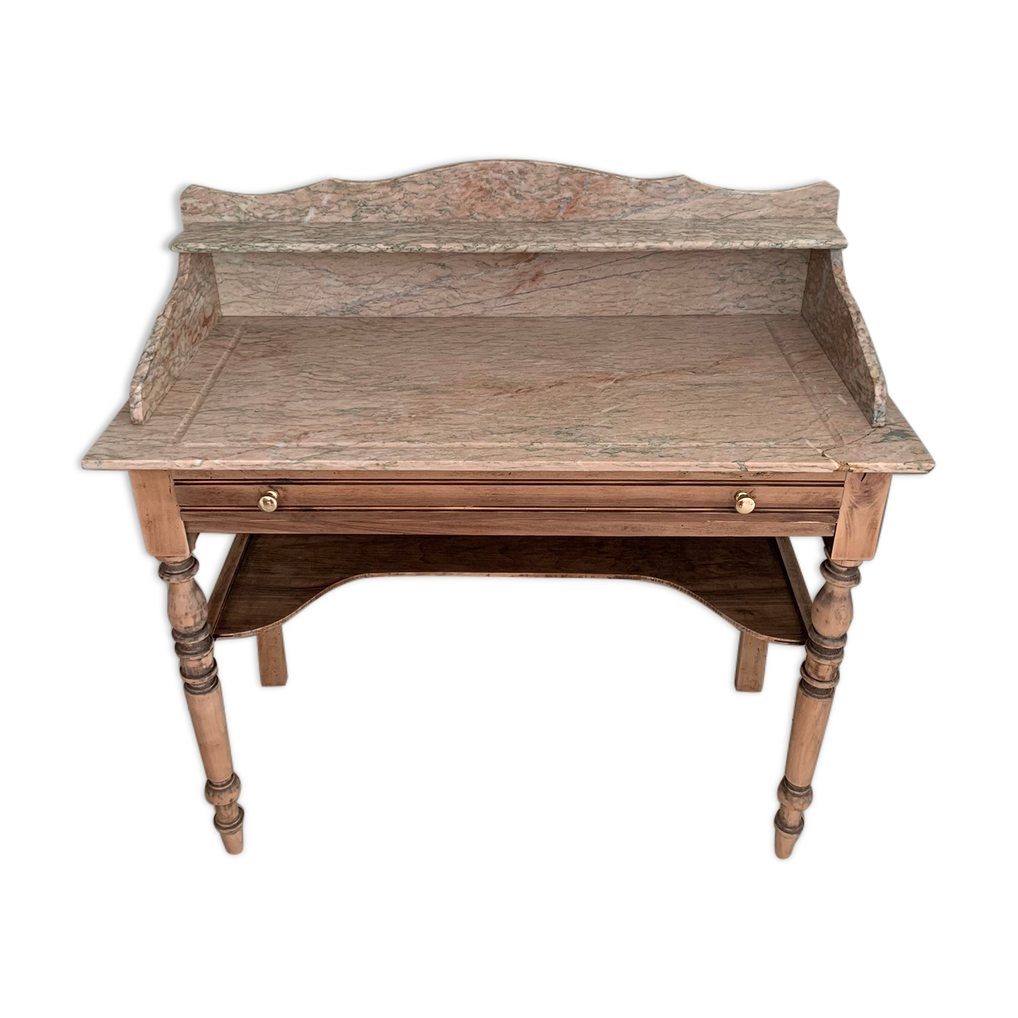 Pink marble dressing table