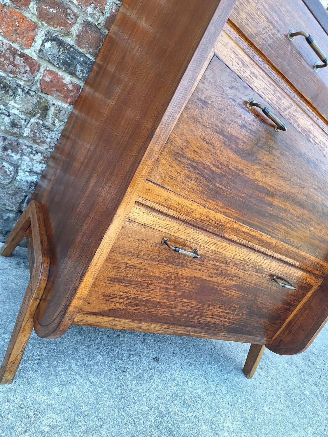Vintage chest of drawers, antique Scandinavian design furniture