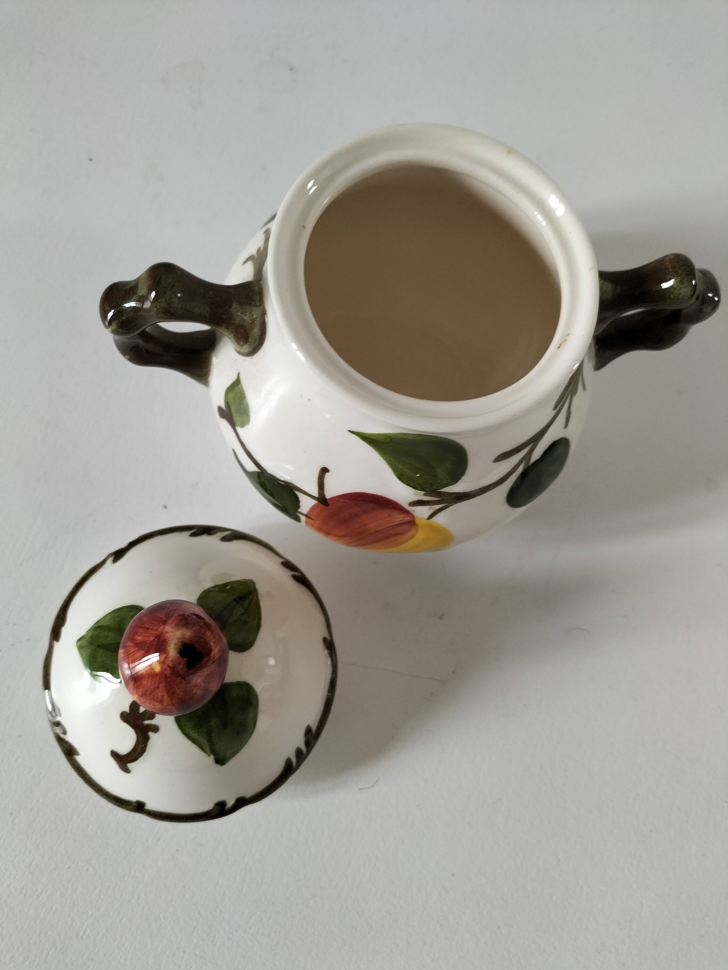 Vintage sugar bowl from the Villeroy & Boch "Ma Pomme" collection