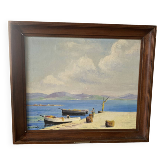 Provencal marine signed