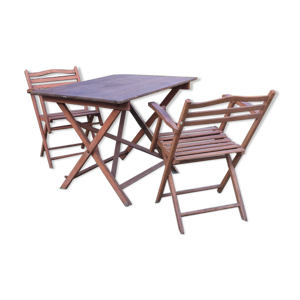 Table et deux fauteuils