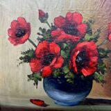 Van dijk. still life with poppies.