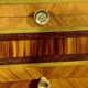 Louis XVI dressing table, rosewood and violet wood marquetry