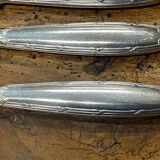 Series of 5 large Christofle knives model Ribbons